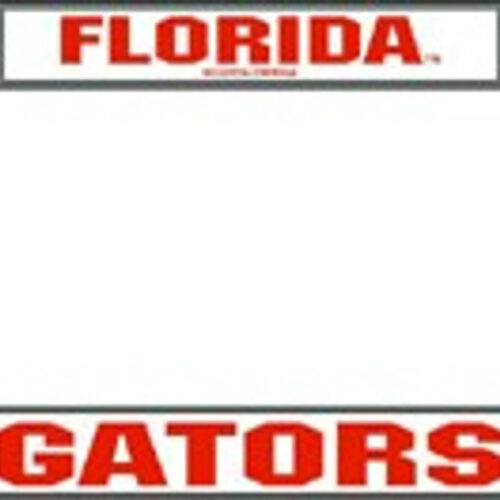 Florida Gators License Plate Frame Chrome