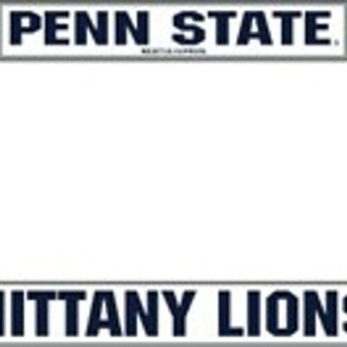 Penn State Nittany Lions License Plate Frame Chrome