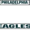 Philadelphia Eagles License Plate Frame Chrome