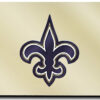 New Orleans Saints License Plate Laser Cut Gold