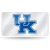 Kentucky Wildcats License Plate Laser Cut Silver