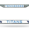 Tennessee Titans License Plate Frame Chrome