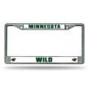 Minnesota Wild License Plate Frame Chrome