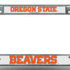 Oregon State Beavers License Plate Frame Chrome – Special Order