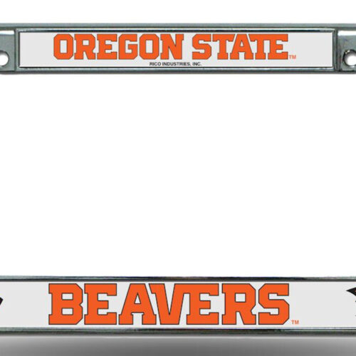 Oregon State Beavers License Plate Frame Chrome – Special Order