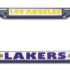 Los Angeles Lakers License Plate Frame Chrome