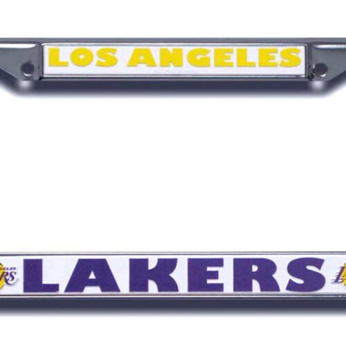 Los Angeles Lakers License Plate Frame Chrome