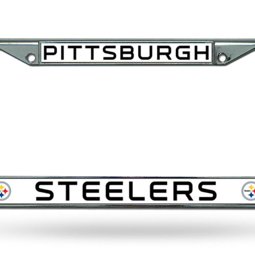 Pittsburgh Steelers License Plate Frame Chrome