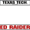 Texas Tech Red Raiders License Plate Frame Chrome – Special Order