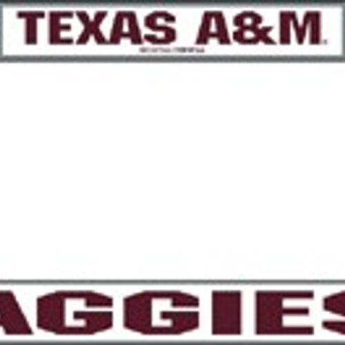 Texas A&M Aggies License Plate Frame Chrome