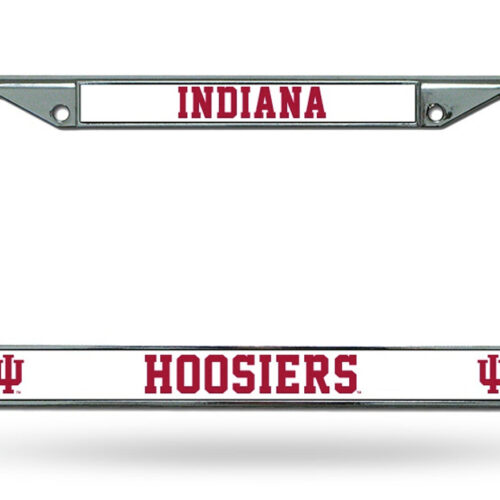 Indiana Hoosiers License Plate Frame Chrome