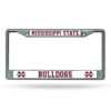 Mississippi State Bulldogs License Plate Frame Chrome