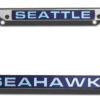 Seattle Seahawks License Plate Frame Laser Cut Chrome