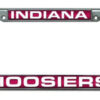 Indiana Hoosiers License Plate Frame Laser Cut Chrome