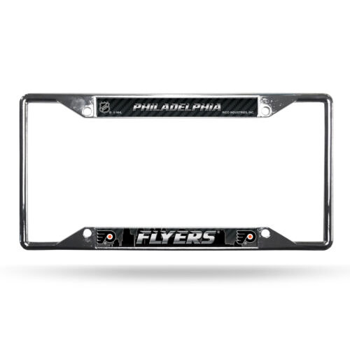 Philadelphia Flyers License Plate Frame Chrome EZ View – Special Order