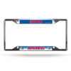 Kansas Jayhawks License Plate Frame Chrome EZ View – Special Order