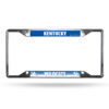 Kentucky Wildcats License Plate Frame Chrome EZ View