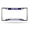 Penn State Nittany Lions License Plate Frame Chrome EZ View