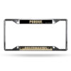 Purdue Boilermakers License Plate Frame Chrome EZ View