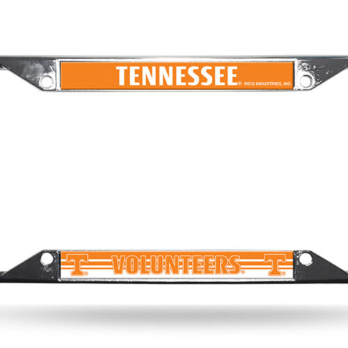 Tennessee Volunteers License Plate Frame Chrome EZ View – Special Order