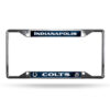 Indianapolis Colts License Plate Frame Chrome EZ View