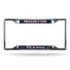 Houston Texans License Plate Frame Chrome EZ View