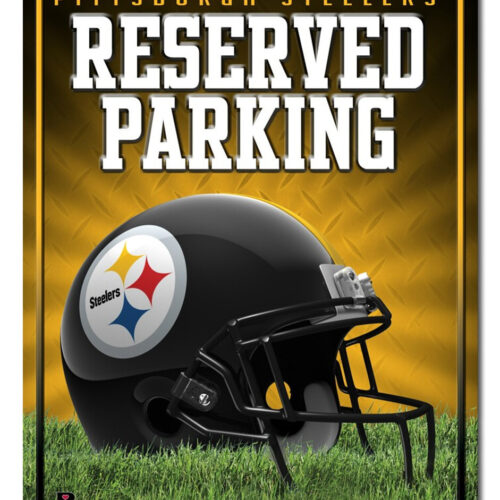 Pittsburgh Steelers Sign Metal Parking