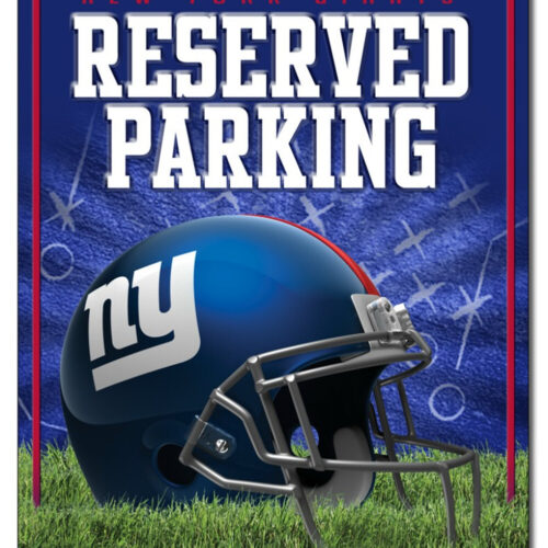 New York Giants Sign Metal Parking – Special Order