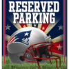 New England Patriots Sign Metal Parking