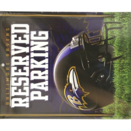 Baltimore Ravens Sign Metal Parking – Special Order