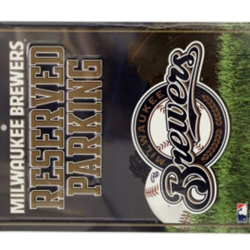 Milwaukee Brewers Sign Metal Parking