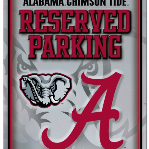 Alabama Crimson Tide Sign Metal Parking