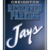 Creighton Bluejays Metal Parking Sign – Special Order