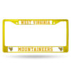 West Virginia Mountaineers License Plate Frame Metal Yellow – Special Order