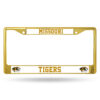 Missouri Tigers License Plate Frame Metal Gold – Special Order