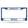 Kansas City Royals License Plate Frame Metal Blue