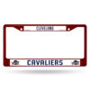 Cleveland Cavaliers License Plate Frame Metal Maroon – Special Order