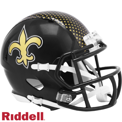 New Orleans Saints Helmet Riddell Replica Mini Speed Style On-Field Alternate