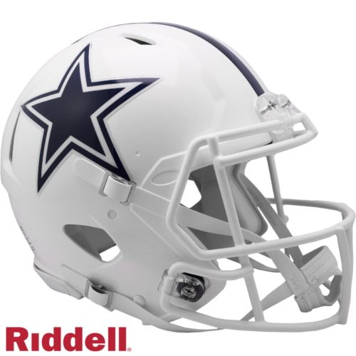 Dallas Cowboys Helmet Riddell Authentic Full Size Speed Style On-Field Alternate