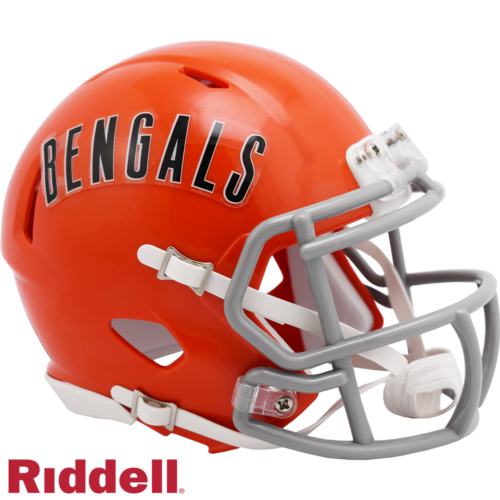 Cincinnati Bengals Helmet Riddell Replica Mini Speed Style 1968-1979 T/B