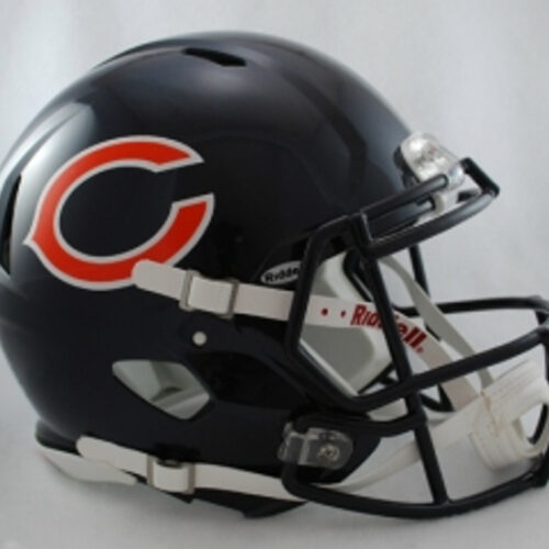 Chicago Bears Helmet Riddell Authentic Full Size Speed Style