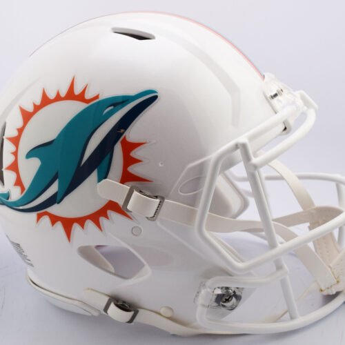 Miami Dolphins Helmet Riddell Authentic Full Size Speed Style 2018