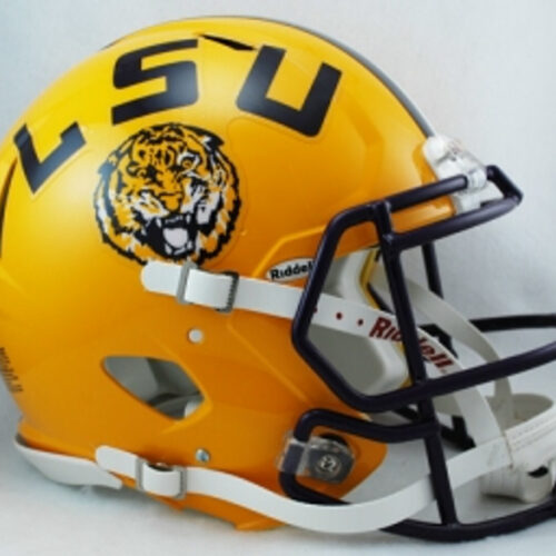 LSU Tigers Helmet Riddell Authentic Full Size Speed Style