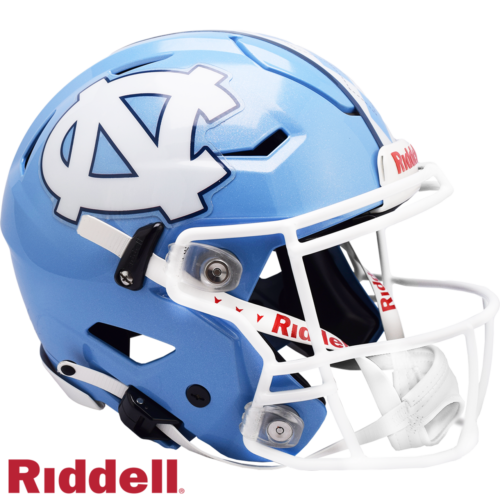 North Carolina Tar Heels Helmet Riddell Authentic Full Size SpeedFlex Style Argyle Stripe