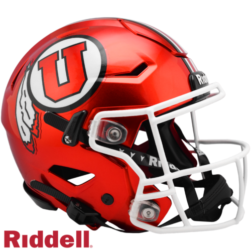 Utah Utes Helmet Riddell Authentic Full Size SpeedFlex Style Red