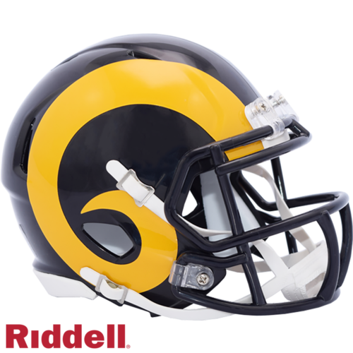 Los Angeles Rams Helmet Riddell Replica Mini Speed Style 1981-1999 T/B