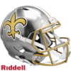 New Orleans Saints Helmet Riddell Replica Full Size Speed Style FLASH Alternate