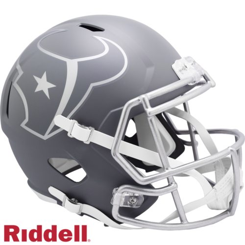 Houston Texans Helmet Riddell Replica Full Size Speed Style Slate Alternate