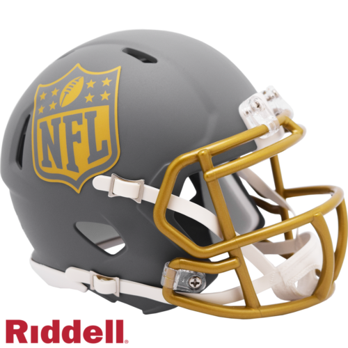 NFL Shield Helmet Riddell Replica Mini Speed Style Slate Alternate