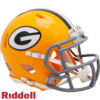 Green Bay Packers Helmet Riddell Replica Mini Speed Style 1961-1979 T/B